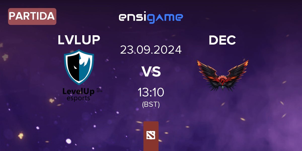 Partida Level UP LVLUP vs Dragon Esports Club DEC | 23.09