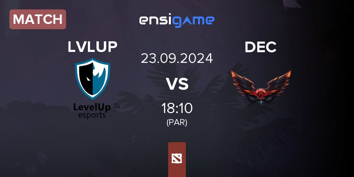 Match Level UP LVLUP vs Dragon Esports Club DEC | 23.09