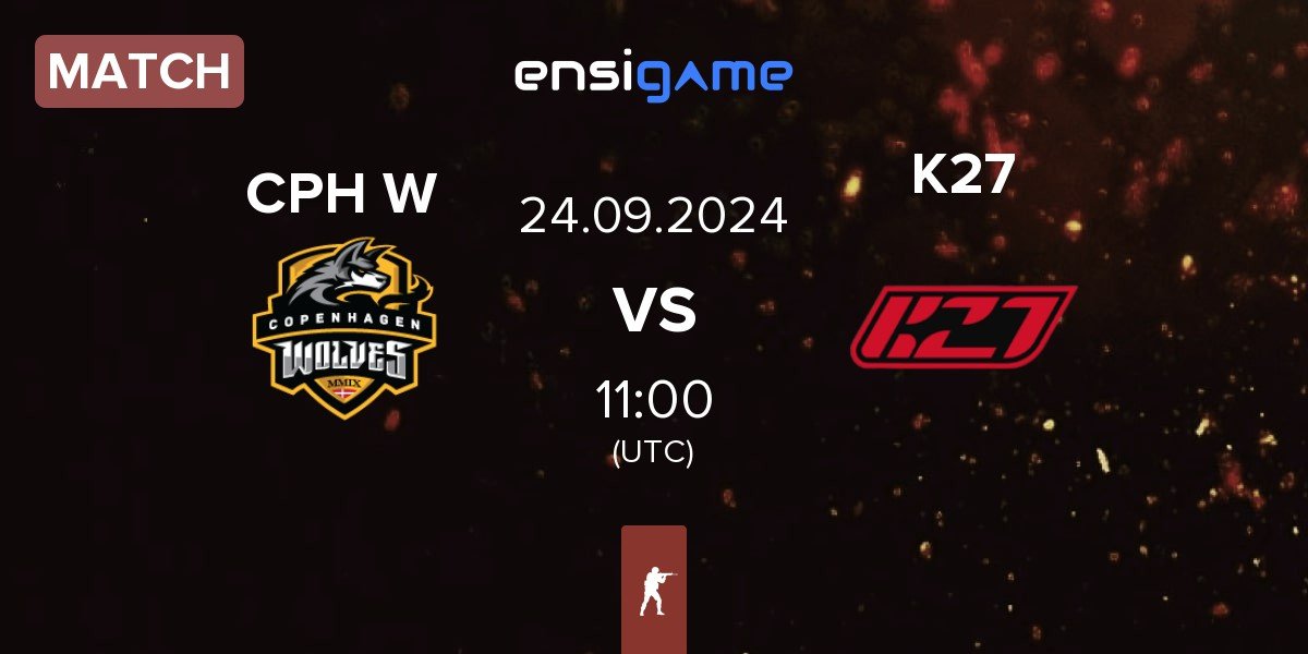 Match Copenhagen Wolves CPH W vs K27 | 24.09