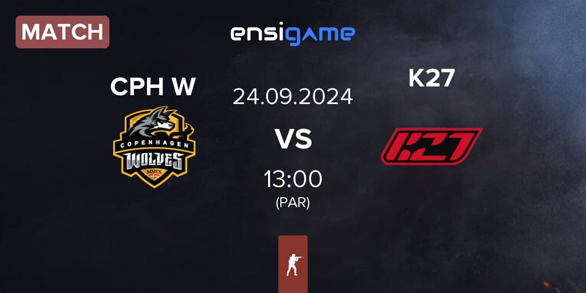 Match Copenhagen Wolves CPH W vs K27 | 24.09