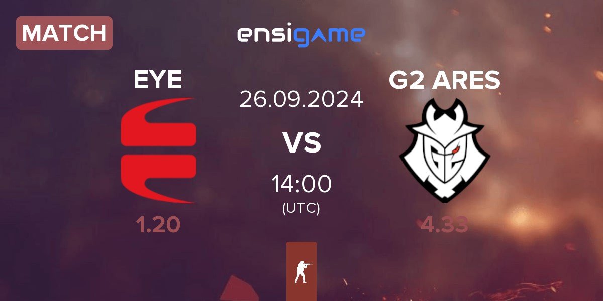 Match EYEBALLERS EYE vs G2 Ares G2 ARES | 26.09