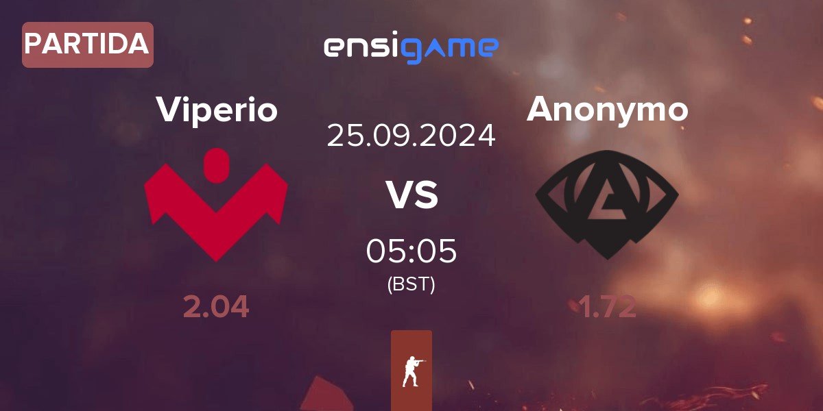 Partida Viperio vs Anonymo Esports Anonymo | 25.09