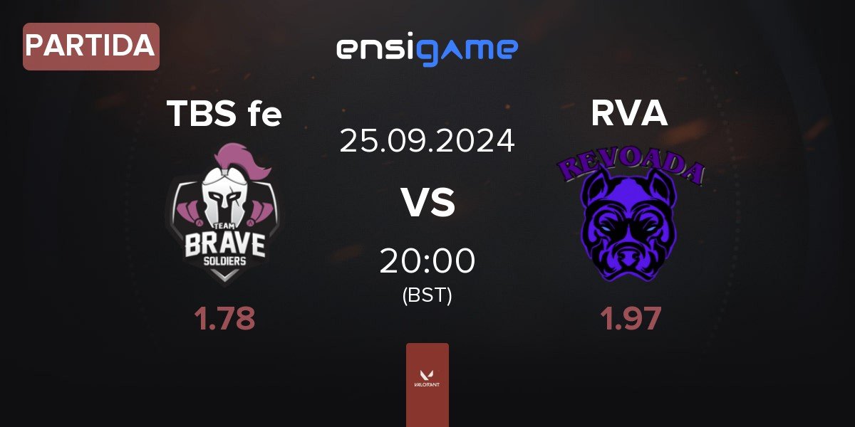 Partida TBS e-Sports FEM TBS fe vs REVOADA RVA | 25.09