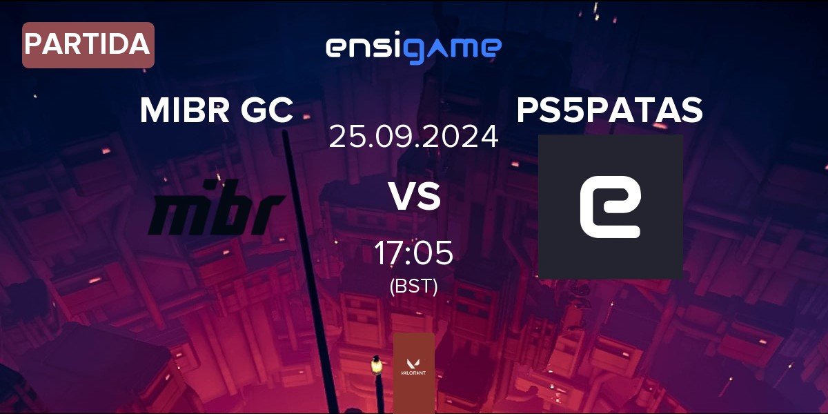 Partida Made in Brazil GC MIBR GC vs PS5PATAS | 25.09