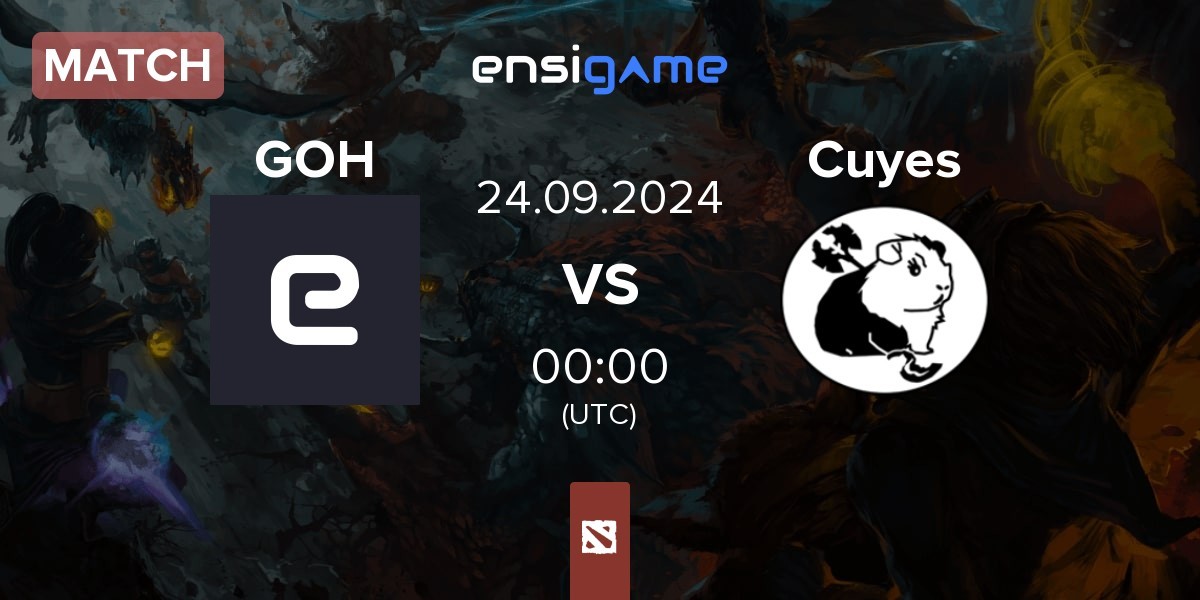 Match Gods of Hell GOH vs Cuyes Esports Cuyes | 24.09