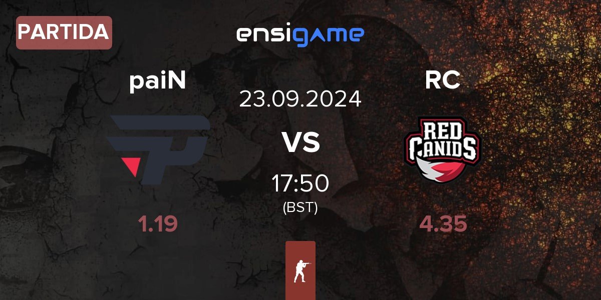 Partida paiN Gaming paiN vs Red Canids RC | 23.09