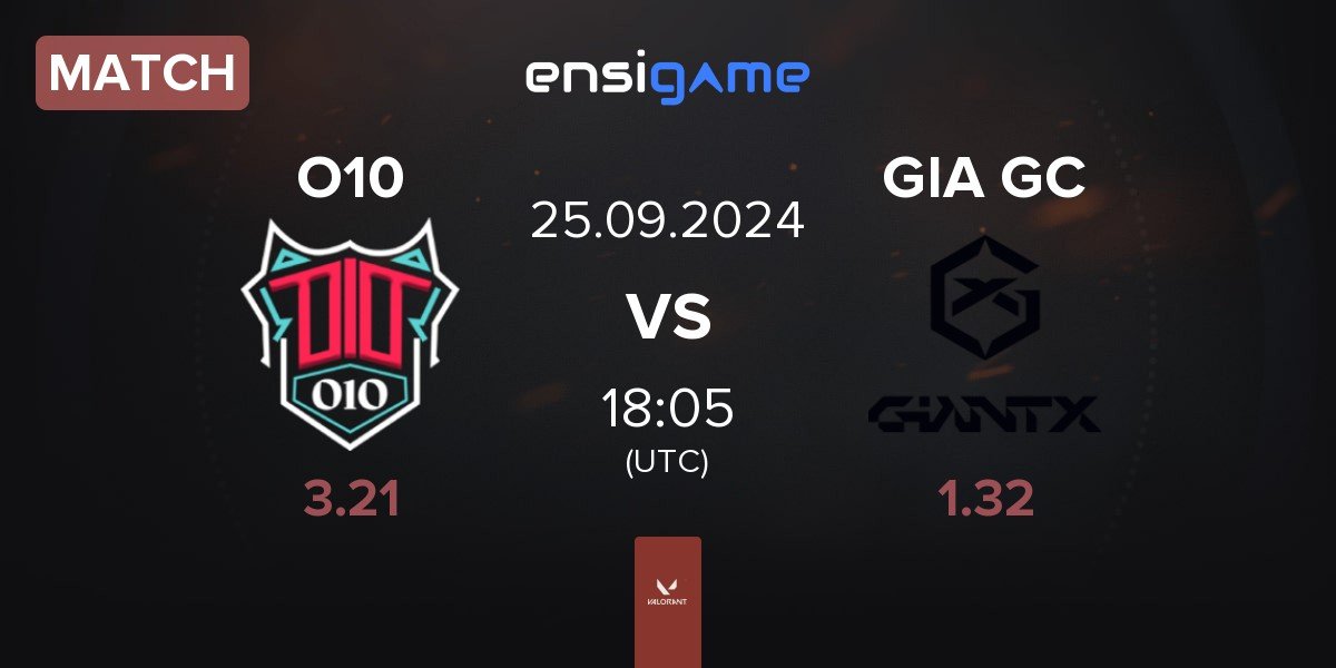 Match Odd 1 Out O10 vs GIANTX GC GIA GC | 25.09