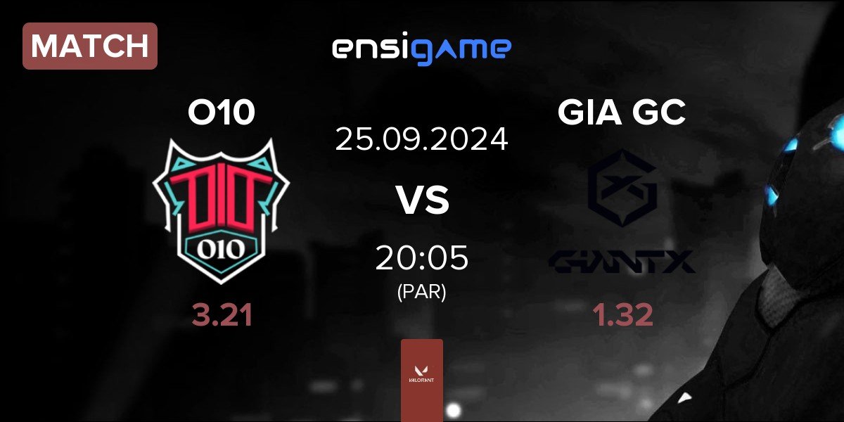 Match Odd 1 Out O10 vs GIANTX GC GIA GC | 25.09