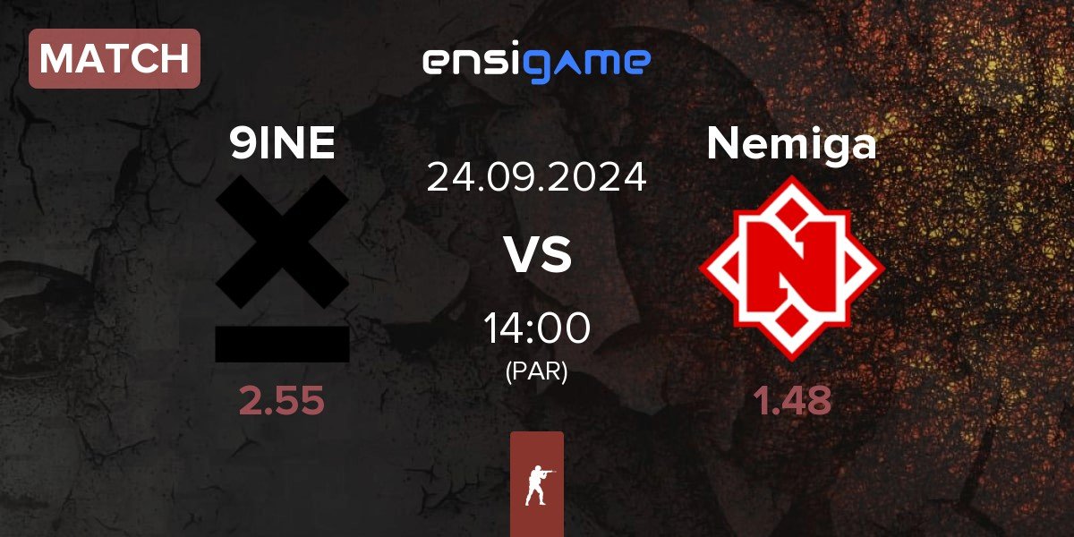 Match 9INE vs Nemiga Gaming Nemiga | 24.09