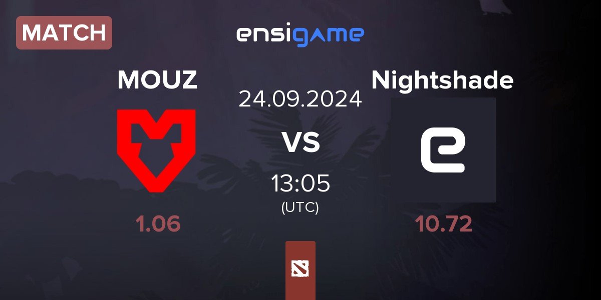 Match MOUZ vs Nightshade Esports Nightshade | 24.09