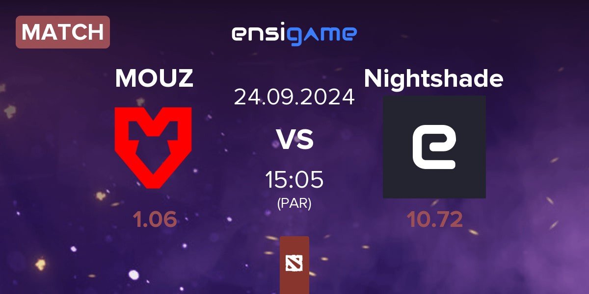 Match MOUZ vs Nightshade Esports Nightshade | 24.09