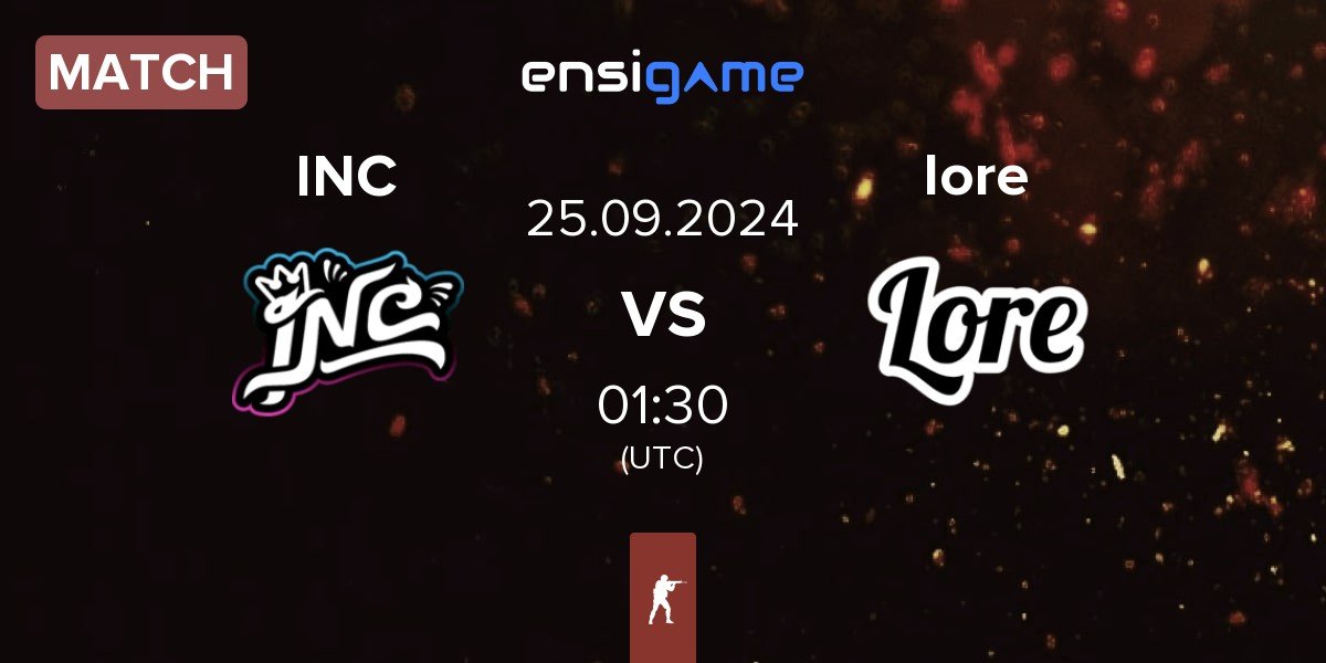 Match InControl INC vs Lore Gaming lore | 25.09