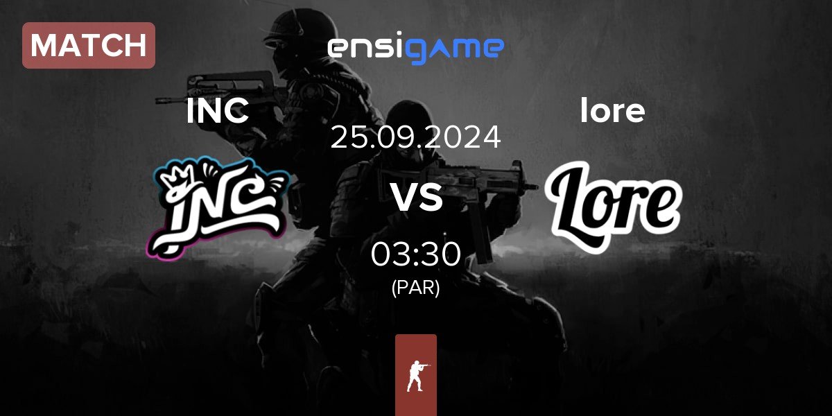 Match InControl INC vs Lore Gaming lore | 25.09