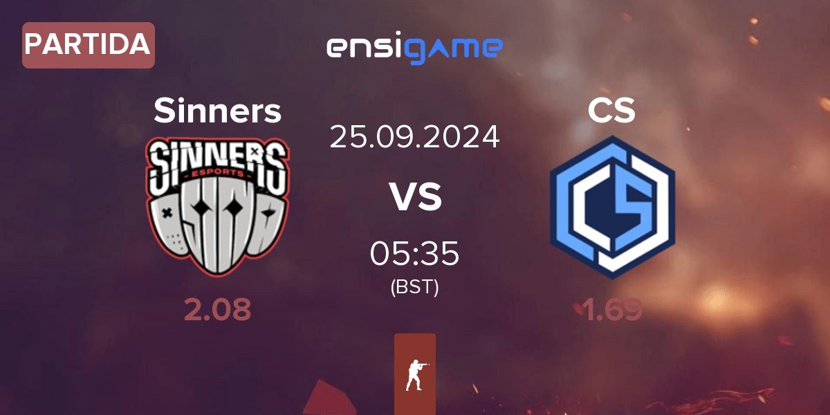 Partida Sinners Esports Sinners vs CYBERSHOKE Esports CS | 25.09