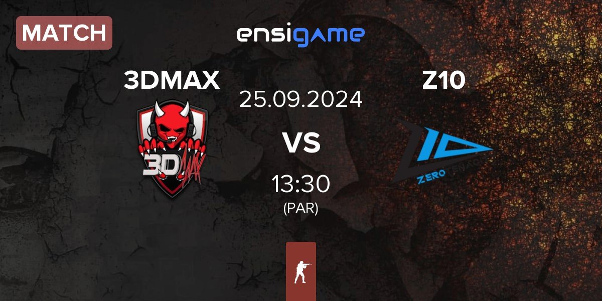 Match 3DMAX vs Zero Tenacity Z10 | 25.09