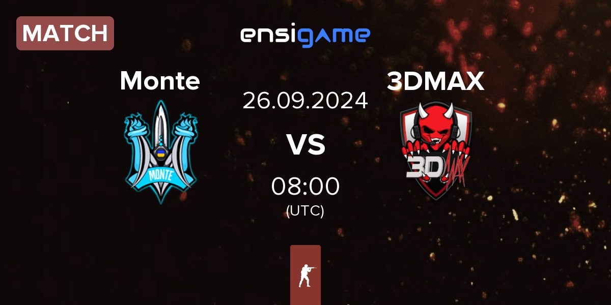 Match Monte vs 3DMAX | 26.09