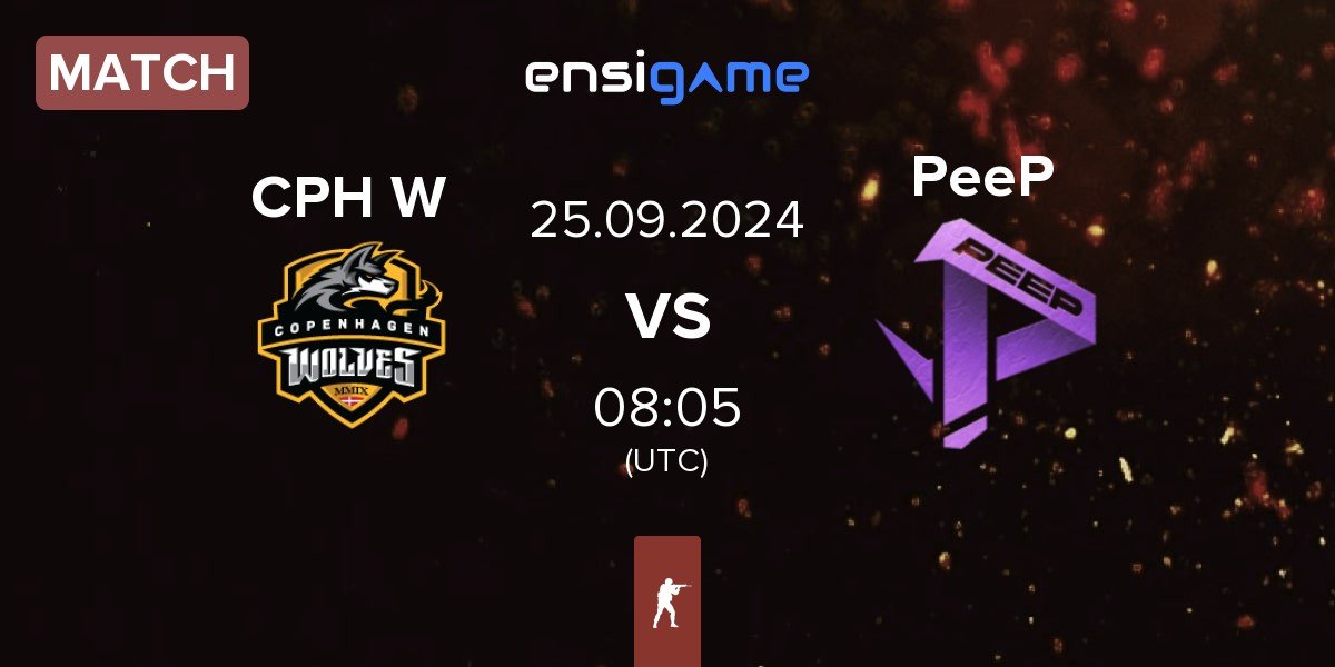 Match Copenhagen Wolves CPH W vs Tem PeeP PeeP | 25.09