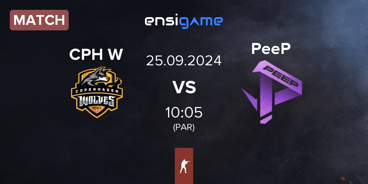 Match Copenhagen Wolves CPH W vs Tem PeeP PeeP | 25.09