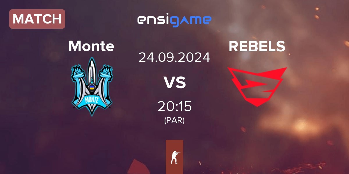 Match Monte vs Rebels Gaming REBELS | 24.09