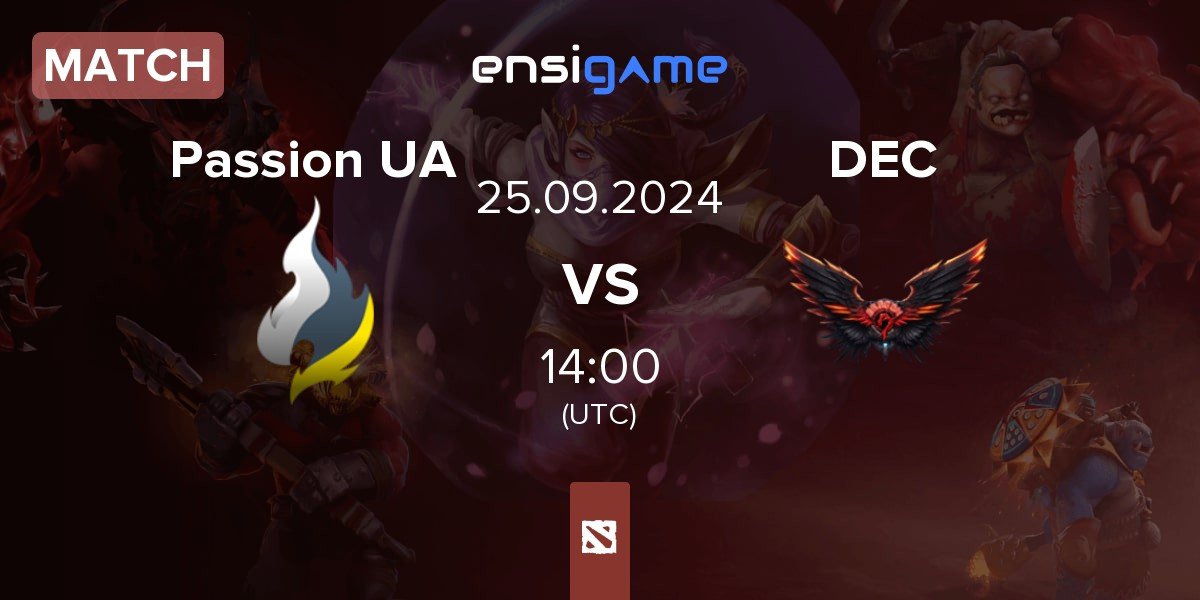 Match Passion UA vs Dragon Esports Club DEC | 25.09