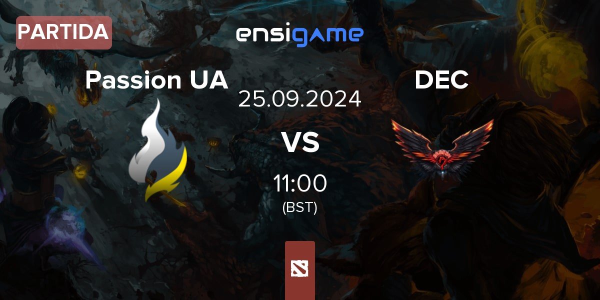 Partida Passion UA vs Dragon Esports Club DEC | 25.09