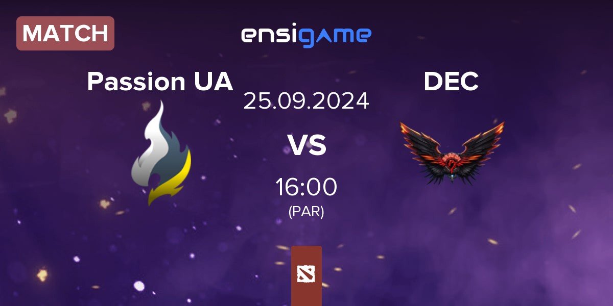 Match Passion UA vs Dragon Esports Club DEC | 25.09