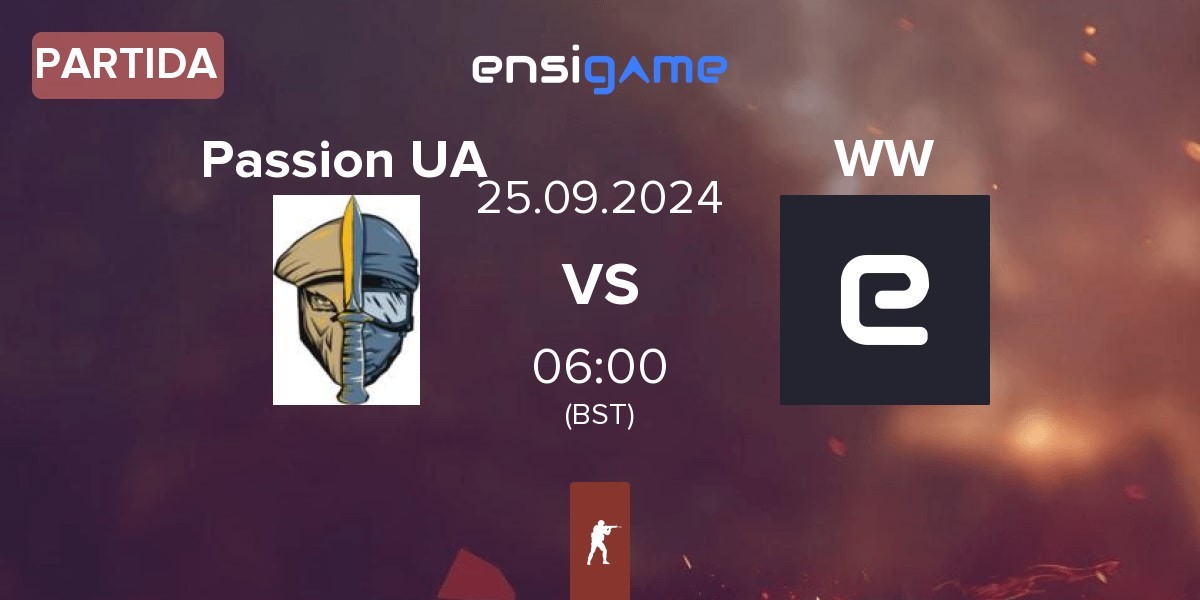 Partida Passion UA vs WW Team WW | 25.09