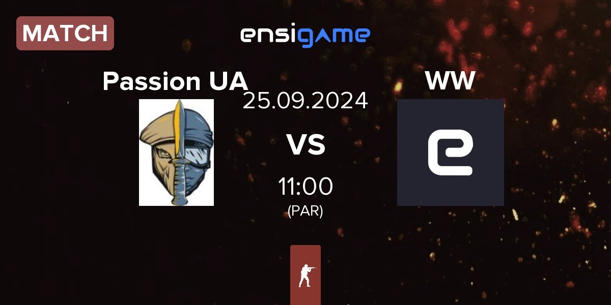 Match Passion UA vs WW Team WW | 25.09