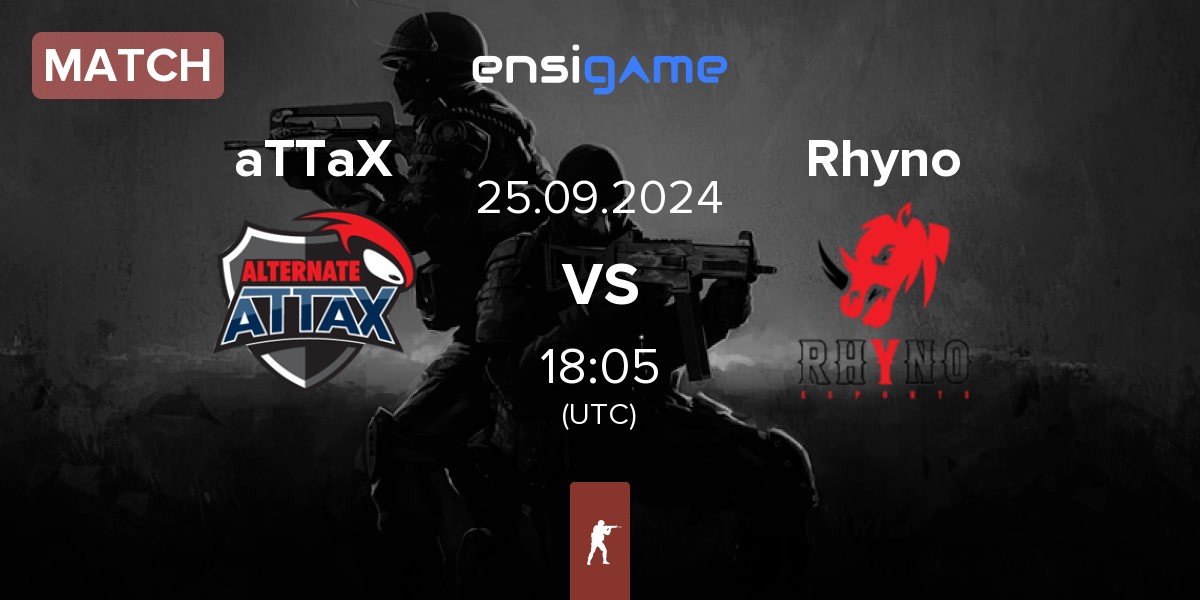 Match ALTERNATE aTTaX aTTaX vs Rhyno Esports Rhyno | 25.09