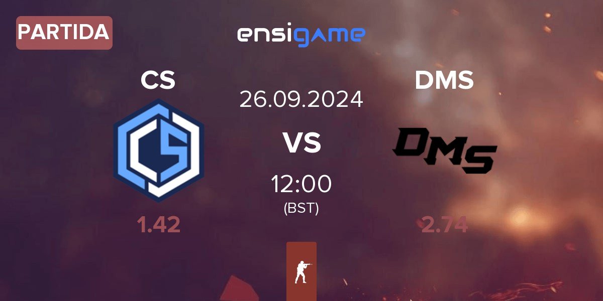 Partida CYBERSHOKE Esports CS vs DMS | 26.09