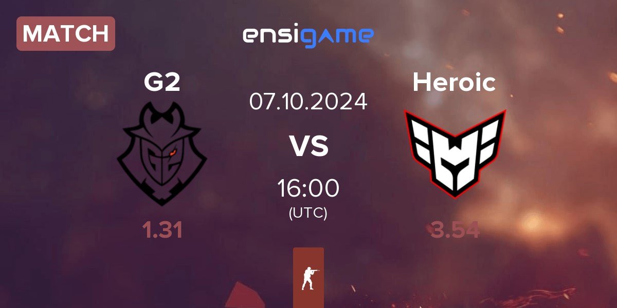 Match G2 Esports G2 vs Heroic | 07.10