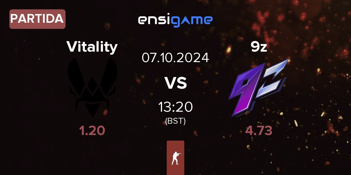 Partida Team Vitality Vitality vs 9z Team 9z | 07.10