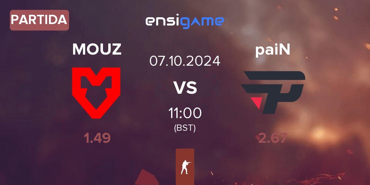 Partida MOUZ vs paiN Gaming paiN | 07.10