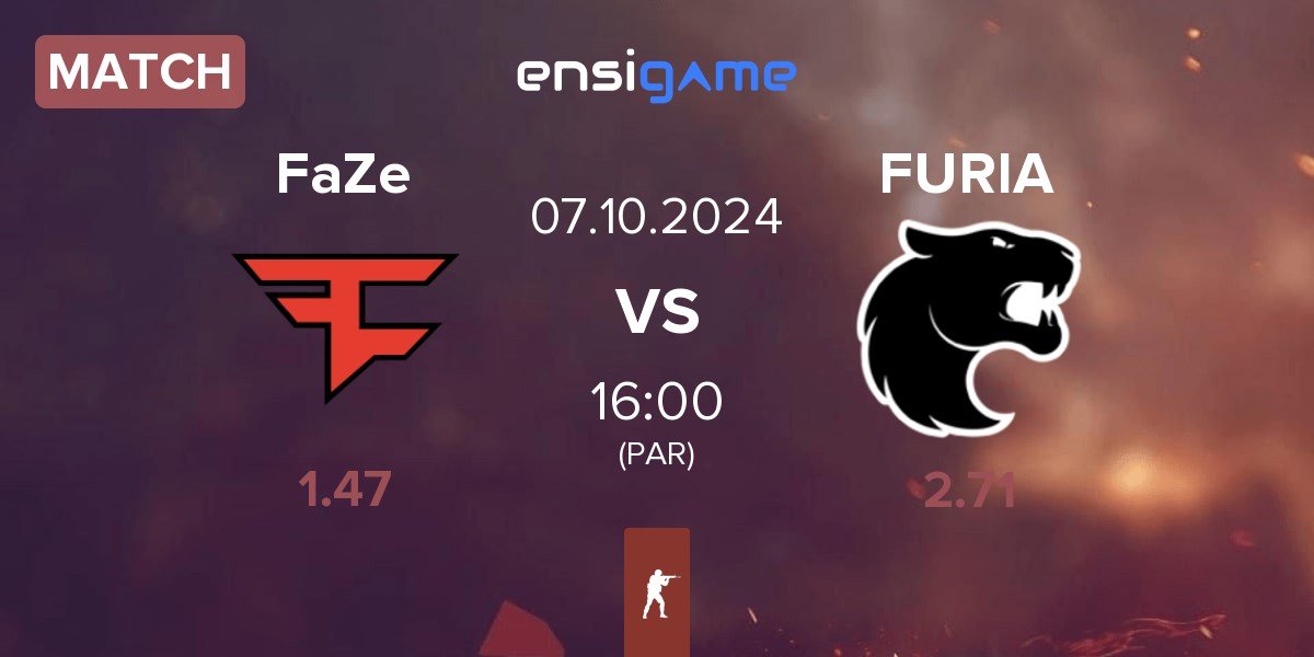 Match FaZe Clan FaZe vs FURIA Esports FURIA | 07.10