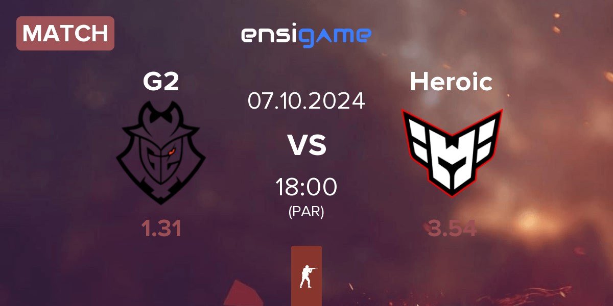 Match G2 Esports G2 vs Heroic | 07.10