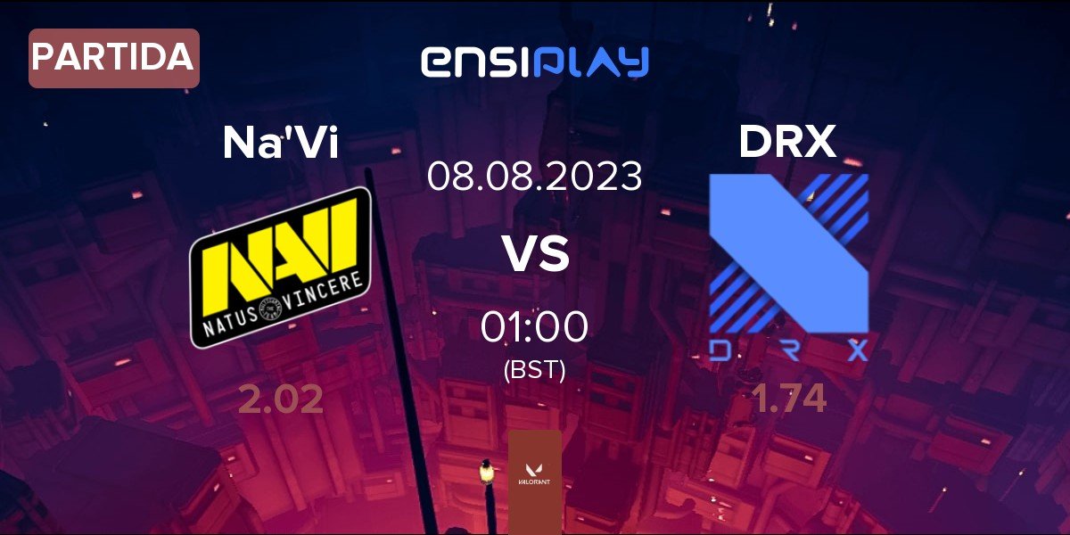 Partida Natus Vincere Na'Vi vs DRX | 07.08