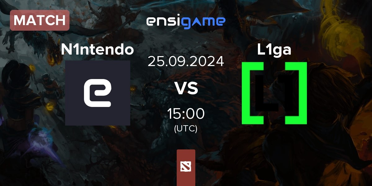 Match Team N1ntendo N1ntendo vs L1ga Team L1ga | 25.09