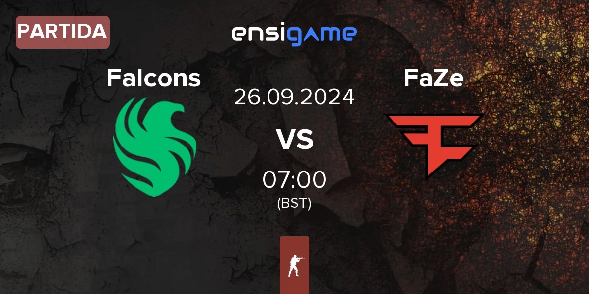 Partida Team Falcons Falcons vs FaZe Clan FaZe | 26.09