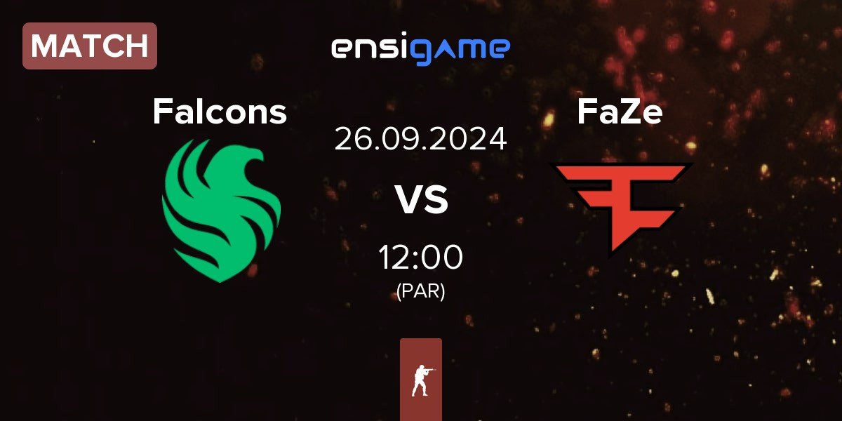 Match Team Falcons Falcons vs FaZe Clan FaZe | 26.09