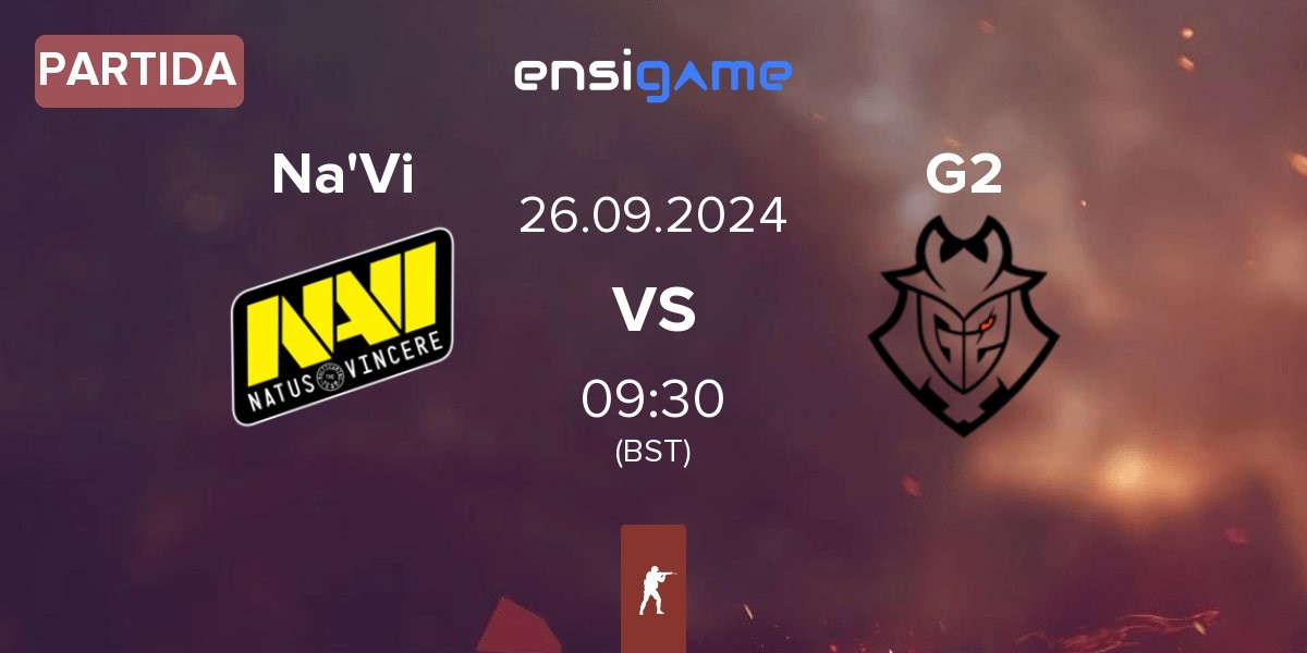 Partida Natus Vincere Na'Vi vs G2 Esports G2 | 26.09