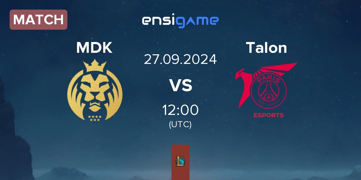 Match MAD Lions KOI MDK vs PSG Talon Talon | 27.09