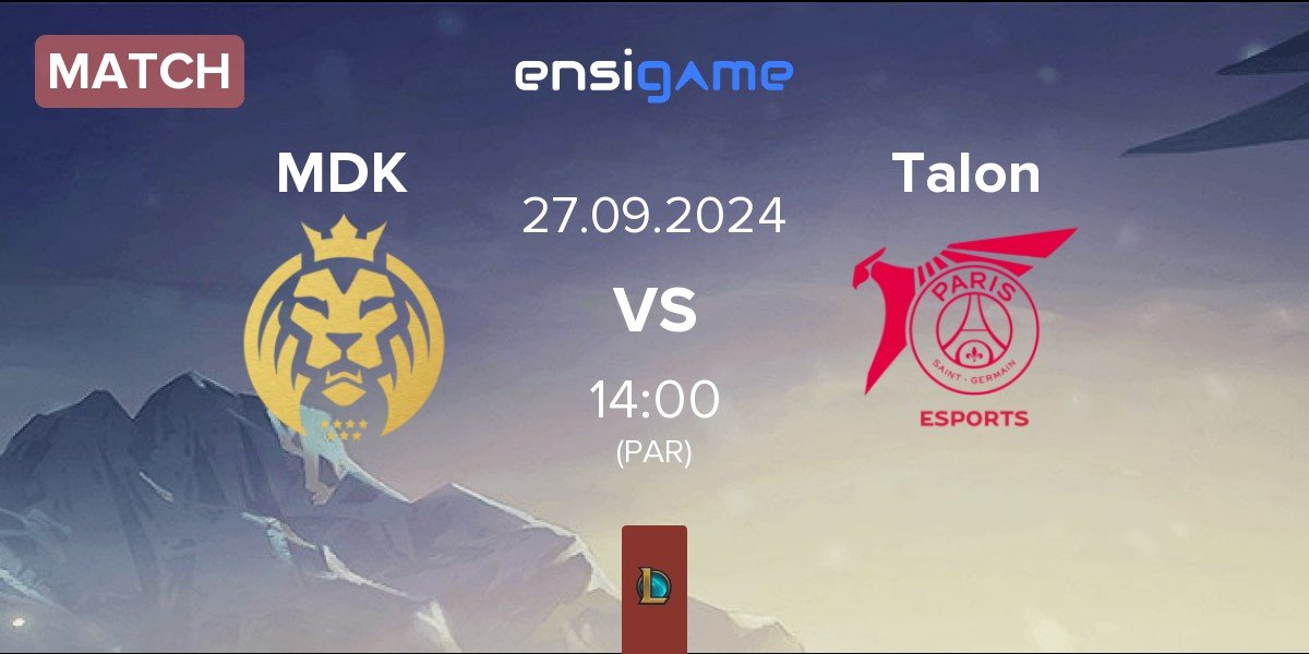 Match MAD Lions KOI MDK vs PSG Talon Talon | 27.09