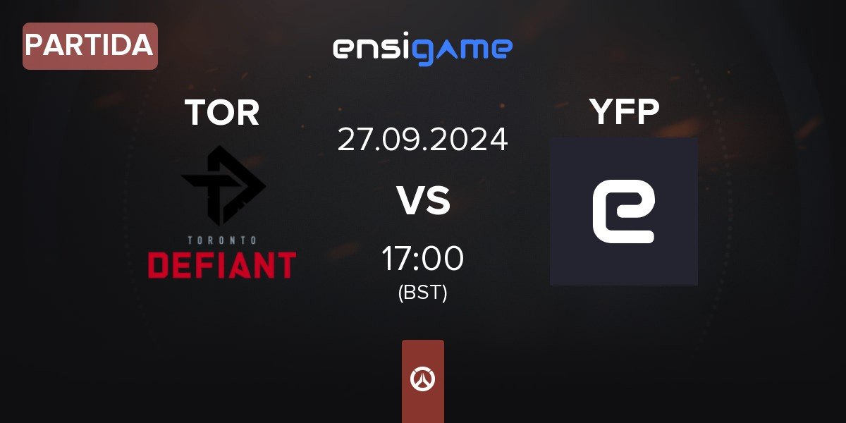 Partida Toronto Defiant TOR vs YFP Gaming YFP | 27.09