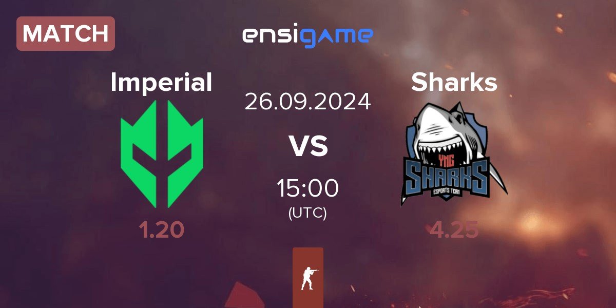 Match Imperial Esports Imperial vs Sharks Esports Sharks | 26.09