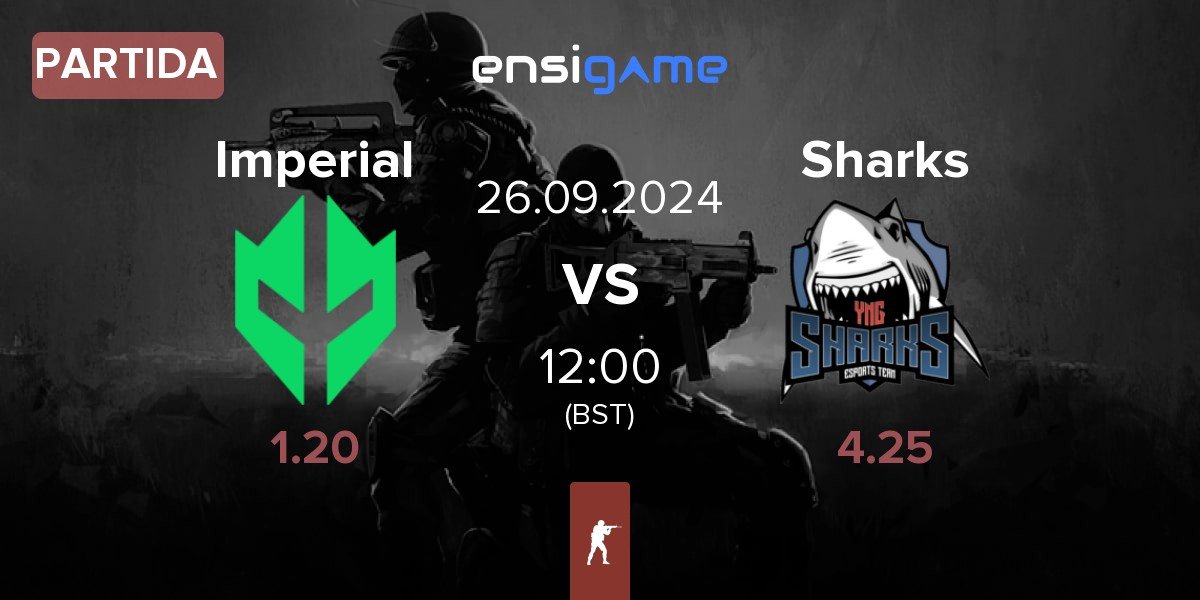 Partida Imperial Esports Imperial vs Sharks Esports Sharks | 26.09