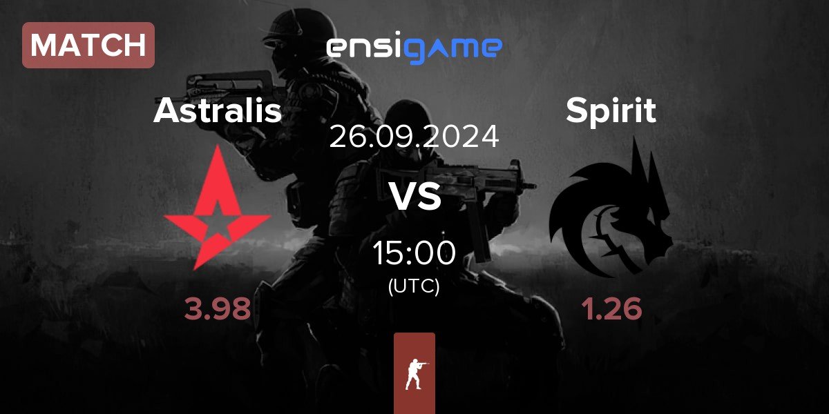 Match Astralis vs Team Spirit Spirit | 26.09