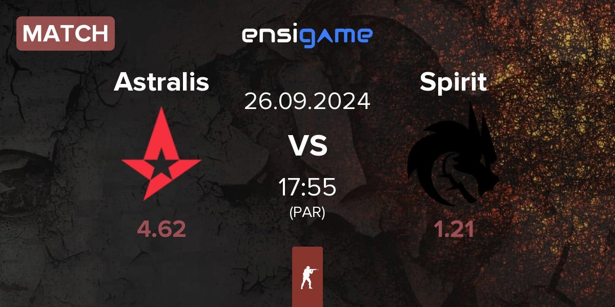 Match Astralis vs Team Spirit Spirit | 26.09