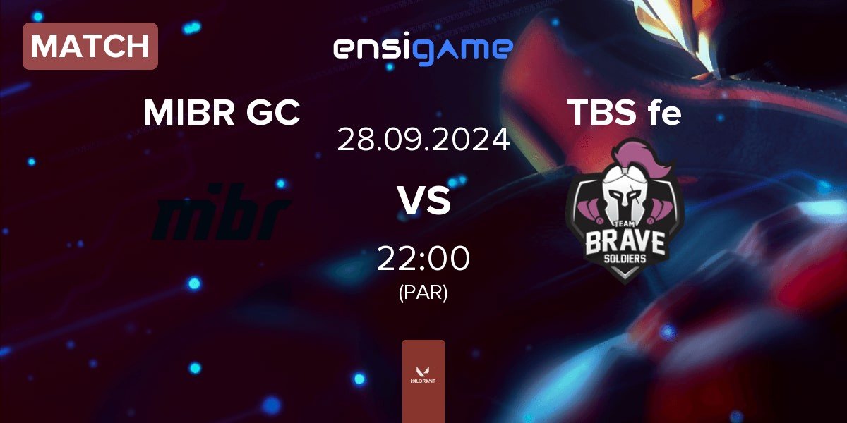 Match Made in Brazil GC MIBR GC vs TBS e-Sports FEM TBS fe | 28.09