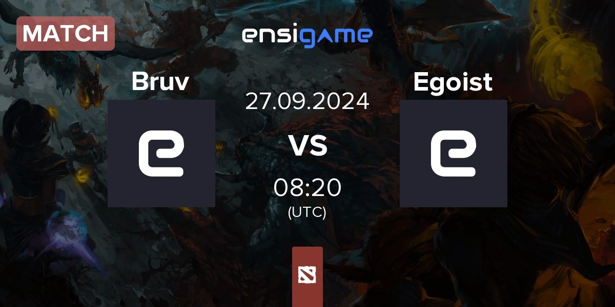 Match Bruv123 Bruv vs Team Egoist Egoist | 27.09