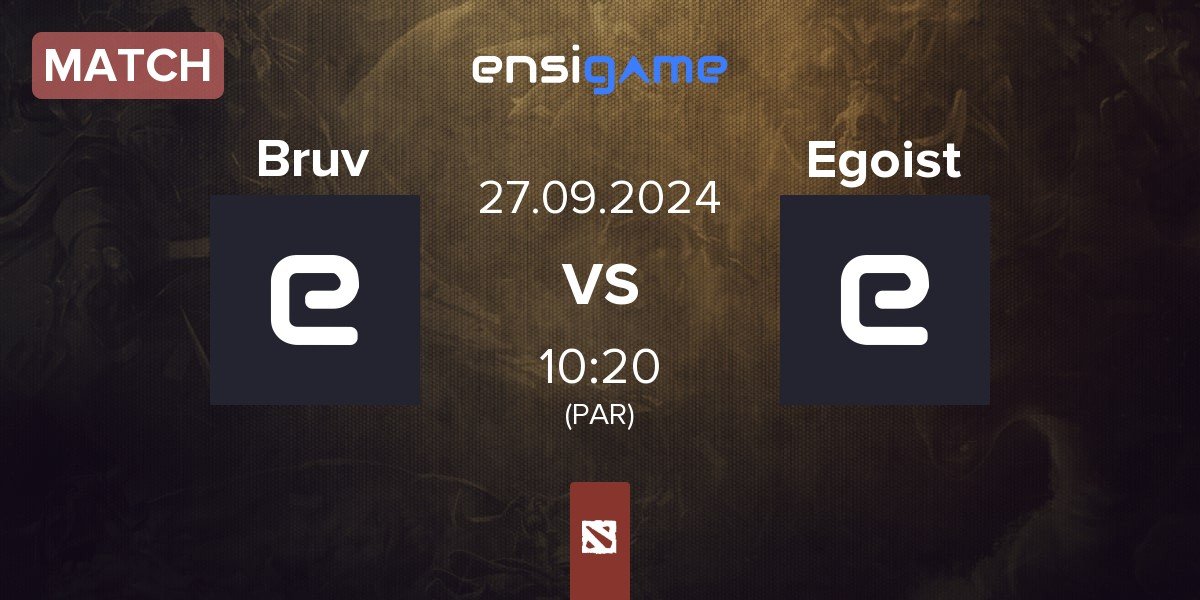 Match Bruv123 Bruv vs Team Egoist Egoist | 27.09